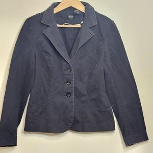 Nicole by Nicole Miller Black Blazer – Chic Minimalist Academia Aesthetic Size 8